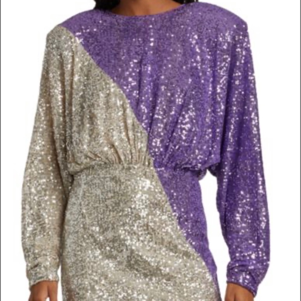 NWT size 34FR ROTATE Birger Christensen Billie Beaded Mini Dress